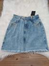 Mini saia jeans