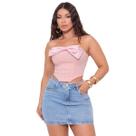 Mini Saia Jeans Hot Pants Curta Empina Bumbum Blogueira Balada Casual Curtinha
