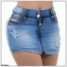Mini saia jeans