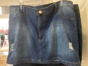 Mini Saia Jeans