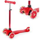 Mini Scooter Infantil com Rodas Iluminadas Vermelhas - Melhor Escolha Mini Scooter Infantil com Rodas Iluminadas Vermelhas - Melhor Escolha