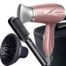Mini Secador De Cabelo Mondial 1200w Ion Dobrável Viagem Rosa Sm14 Difusor Cachos Escova 2 Em 1 Marca Prosper Hq Bivolt Com Maleta Mini Secador De Cabelo Mondial 1200w Ion Dobrável Viagem Rosa Sm14 Difusor Cachos Escova 2 Em 1 Marca Prosper Hq Bivolt Com Maleta