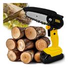 Mini Serra Elétrica Portátil Bateria Recarregável Snel SN07 Cor Amarelo Da Bateria 21v Mini Serra Elétrica Portátil Bateria Recarregável Snel SN07 Cor Amarelo Da Bateria 21v