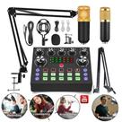 Mini Setup Podcast Mixer Com 2 Microfone Condensador Para Midia Digital Infuencer Mini Setup Podcast Mixer Com 2 Microfone Condensador Para Midia Digital Infuencer