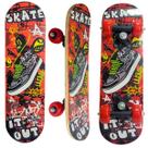 Mini Skate De Madeira Resistente Infantil Completo Montado Até 30 Kg Leve Rodas Macias Mini Skate De Madeira Resistente Infantil Completo Montado Até 30 Kg Leve Rodas Macias