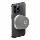 Mini Speaker Bluetooth MagWave Cinza Silver TWS Potente Bateria 12h Caixa De Som Portátil Alumínio