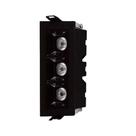 Mini Spot Focco 6w 12 2700K Antiofuscante Preto Ip20 Bivolt Gaya