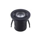Mini Spot LED 1W Móvel Redondo Direcionável Preto 3000K Bivolt