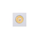 Mini spot led de embutir quadrado 1w 3k branco Mini spot led de embutir quadrado 1w 3k branco