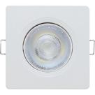 Mini Spot LED Embutir Quadrado Fênix 3W 3000K MR11 Bivolt Kian