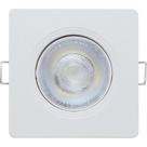 Mini Spot Led Embutir Quadrado Fênix 3w 3000k Mr11 Bivolt Kian