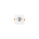 Mini Spot LED Embutir Quadrado Fênix 5W 3000K MR16 Bivolt Kian