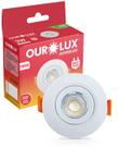 Mini Spot Led Redondo Embutir Bivolt 3w Cor da Luz 6400k Branco Frio Ourolux