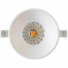 Mini spot led redondo embutir recuado 3w branco quente 3000k branco embuled