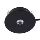 Mini Spot Orbi Embutir 2W 2700K 24V Preto IP20 Gaya
