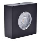Mini Spot Plafon Sobrepor Quadrado 5w Preto 3000k 110v/220v Mini Spot Plafon Sobrepor Quadrado 5w Preto 3000k 110v/220v