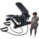 Mini Stepper OLIXIS Máquina de Exercício 136kg com Faixas de Resistência