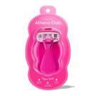 Mini Super Rosa Feminino Travel Razor Athena Club com estojo Mini Super Rosa Feminino Travel Razor Athena Club com estojo