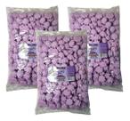 Mini Suspiros Caseiro 3 Pacotes De 140g Lilás