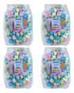 Mini Suspiros Caseiro C/4 Pacotes De 140g Aprox 800 Sortido