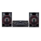 Mini System LG Xboom CL87 Bluetooth Karaokê 2350W RMS USB CD Party Speaker Preto Bivolt