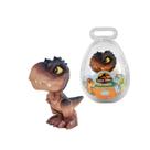 Mini T Rex Preto no Ovo Baby Dinos Jurassic World