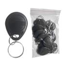 Mini Tag Regravável Preto 10 Peças