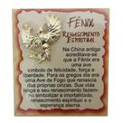 Mini talismã da sorte de bolsa ou carteira - fênix