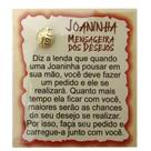 Mini talismã da sorte de bolsa ou carteira - joaninha