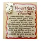 Mini talismã da sorte de bolsa ou carteira - manekineko