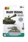 Mini Tanque de Brinquedo Die-Cast Modelo Pull Back Liga de Metal