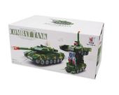 Mini Tanque Militar Deformação Robô Roda Universal Mini Tanque Militar Deformação Robô Roda Universal
