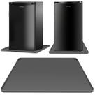 Mini Tapete de Geladeira ieesspd Silicone 60x60x1.3cm Cinza