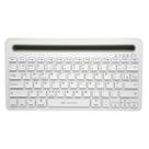 Mini Teclado Bluetooth Recarregável C3Tech K-BT100WH ABNT2 Branco (Sem Fio)