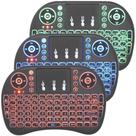 Mini Teclado Mouse Iluminado Led Touchpad Wireless Bluetooth Wifi Sem Fio Tv Smart Box Usb