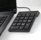 Mini Teclado Numérico Com Fio USB 2.0 18 Teclas