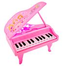 Mini Teclado Pianinho Infantil das Princesas Cor De Rosa Meninas Dm Toys