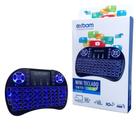 Mini teclado sem fio com LED BK-BTi8LED - Exbom