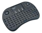 Mini Teclado Sem Fio Com Touchpad LED 92 Teclas 15 Cm