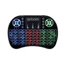 mini teclado sen fio com led para smart tv box recarrecavel - backlit