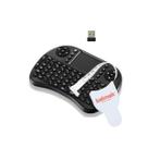 Mini Teclado Wireless Bluetooth Touchpad Sem Fio Iluminado recarregável Teclado Preto universal + fita métrica