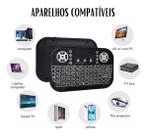 Mini Teclado Wireless Bluetooth Touchpad Sem Fio Lelong - Cor Preto Mini Teclado Wireless Bluetooth Touchpad Sem Fio Lelong - Cor Preto
