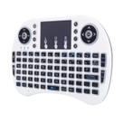 Mini Teclado Wireless Touchpad Iluminação Led Sem Fio Usb