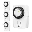 Mini temporizador de tomada mecânica interno de 24 horas BN-LINK BND-60/U47