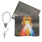 Mini Terço Dezena Jesus Misericordioso com Cartão