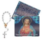 Mini Terço Dezena Sagrado Coração de Jesus com Cartão