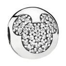 Mini Tiara De Prata 925 Da Disney Para Mulheres Com Charme De Mickey Mouse E Clipe De Cadeia De