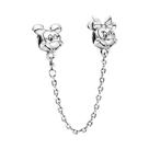 Mini Tiara De Prata 925 Da Disney Para Mulheres Com Charme De Mickey Mouse E Clipe De Cadeia De
