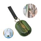 Mini Tira Pelos Dupla Face Removedor Formato Cápsula com Chaveiro Portátil Mini Tira Pelos Dupla Face Removedor Formato Cápsula com Chaveiro Portátil