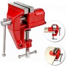 Mini Torno Bancada Profissional Base Fixa Morsa 40mm Aço Reforçado Starfer